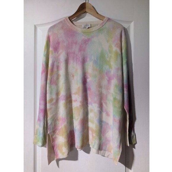 NEW! Kinross | Dreamscape Easy Crew Cashmere Sweater - Picture 2 of 12